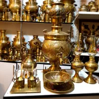li سماور گازی d برنجی مسی برقی ذغالی زغالی i9|سماور، چایساز، قهوهساز|اصفهان, دستگرده|دیوار