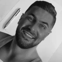 طراحی چهره سیاهقلم|تابلو، نقاشی، عکس|مشهد, کوشش|دیوار