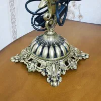 شمعدان یا آباژور برنزی فرشته (توضیحات بخونید)|چراغ خواب و آباژور|تهران, خاک سفید|دیوار