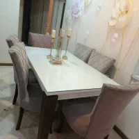 سرویس مبل راحتی و میز ناهار خوری