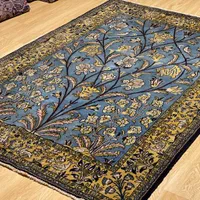 قالیچه انتیک شهرضا رنگ‌ ابی|فرش|تهران, سلسبیل جنوبی|دیوار