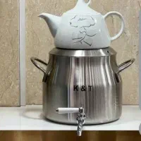 کتری قوری شیر دار