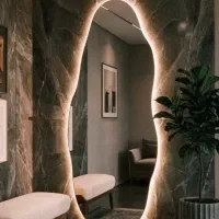 آینه دفرمه بک لایت قدی سالن آرایشگاه،باشگاه،کودک