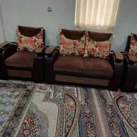 مبلمان ۷نفره در حد نو قیمت توافقی|مبلمان خانگی و میز عسلی|آبدانان, |دیوار
