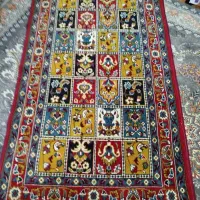 فرش کوچک طرح رخ و یک کناره|فرش|کرمانشاه, |دیوار