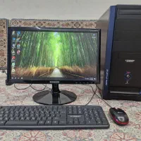 کامپیوتر پرسرعت ddr3 رم 8 هارد 500 مانیتور 19 LED