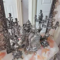 ایینه‌‌شمعدان‌برنجی|آینه|گلستان (تهران), |دیوار