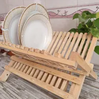 باکس کشویی استند ظروف و یک جفت گلدان سفالی