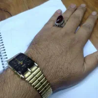 ساعت سوستار اصلی و  انگشتر یاقوت قدیمی