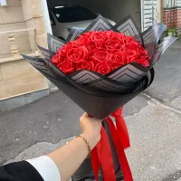 دسته گل روبانی باکس کادو