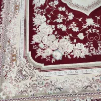 یک فرش ۹ متری زرشکی|فرش|قم, نیروگاه|دیوار