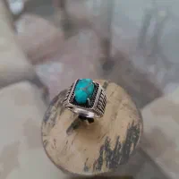 انگشتر نقره فیروزه مردانه