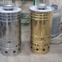 سماور بزرگ هیئتی استیل برقی و گازی بدون تنوره