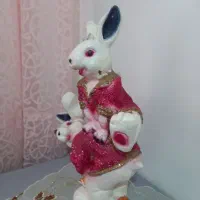 مجسمه پلی استر خرگوش|مجسمه، تندیس، ماکت|قم, انسجام|دیوار