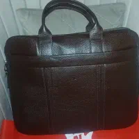 کیف دودسته نوین چرم اداری وکوله نیلپر