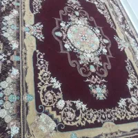 فرش ماشینی قرمز