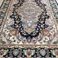 فرش جفت ۶متر دستباف طرح تبریز سالارچله ابریشم ۵۰رج|فرش|تهران, دریاچه شهدای خلیج فارس|دیوار