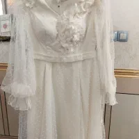 لباس مجلسی زنانه سفید رنگ