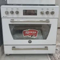 اجاق گاز فر دار + هود