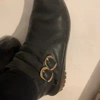 نیم بوت چرم اصل