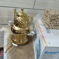 آنتیک کتری قوری استیل کف چدن
