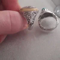 انگشتر نقره|جواهرات|کنگاور, |دیوار