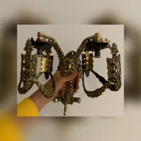 روشنایی گازی برنز دو شاخه