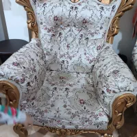 مبل سلطنتی ۷نفره|مبلمان خانگی و میز عسلی|آبیک, |دیوار