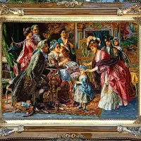 انواع تابلو فرش دستبافت|تابلو فرش|ارومیه, |دیوار