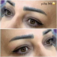 میکروبلیدینگ ، تتو آرایش دائم صورت ابرو خط چشم لب|خدمات آرایشگری و زیبایی|چمستان, |دیوار