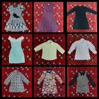 مانتو شومیز لینن سفید لباس پیراهن مجلسی سایز ۳۸