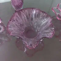 کریستال مدوز صورتی|ظروف سرو و پذیرایی|کرج, حصارک پایین|دیوار
