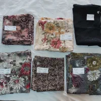 پارچه چادری رنگی و چادر مجلسی دوخته مشکی