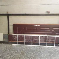 درچوبی دو لنگ با چهار چوب اهنی