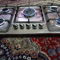 اجاق رومیزی  5 شعله ترموکوبل دار صفحه استیل