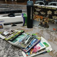 ایکس باکس ۳۶۰ دو دسته با کینکت|کنسول، بازی ویدئویی و آنلاین|تهران, طرشت|دیوار