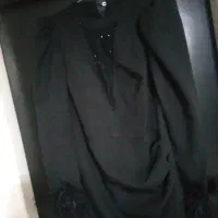 پیراهن ماکسی بغل چاک دارتازانو مشکی سایز 1