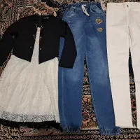 لباس نونو استفاده نشده مناسب ۹تا۱۰سال ریز