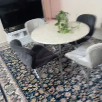 میز ناهارخوری|میز و صندلی غذاخوری|بومهن, |دیوار