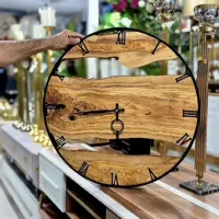 ساعت دیواری چوبی|ساعت دیواری و تزئینی|اسلامآباد غرب, |دیوار