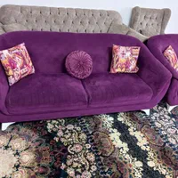 مبل راحتی ۷ نفره شرکتی با پارچه مخمل ترک|مبلمان خانگی و میز عسلی|آستانه اشرفیه, |دیوار