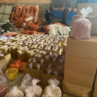 بادام زمینی برشته شده دشت مغان درجه یک تناژبالا