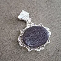 کردنی نقره  سنک عقیق طعبیی بی نظیر