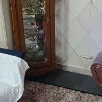 مینی بوفه ویترین و سرویس ظروف شیشه ای برنج|بوفه، ویترین، کنسول|تهران, جلیلی|دیوار