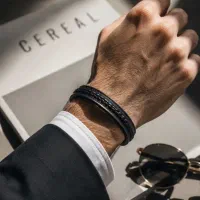دستبند چرم موی یار