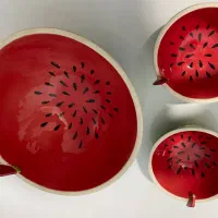 ظرف سرامیکی طرح هندوانه