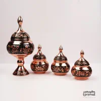 شکلات خوری مسی / خاتم کاری شده