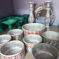 هفت سین سفره عید سرامیکی|ظروف سرو و پذیرایی|جم, |دیوار