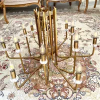 لوستر ۱۲ شاخه نو‌ بدون خط خش|لوستر و چراغ آویز|تهران, سعادت‌آباد|دیوار