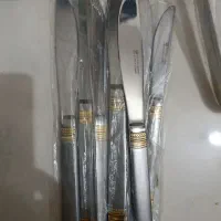 کارد میوه خوری مرغ خوری و انبر سالاد